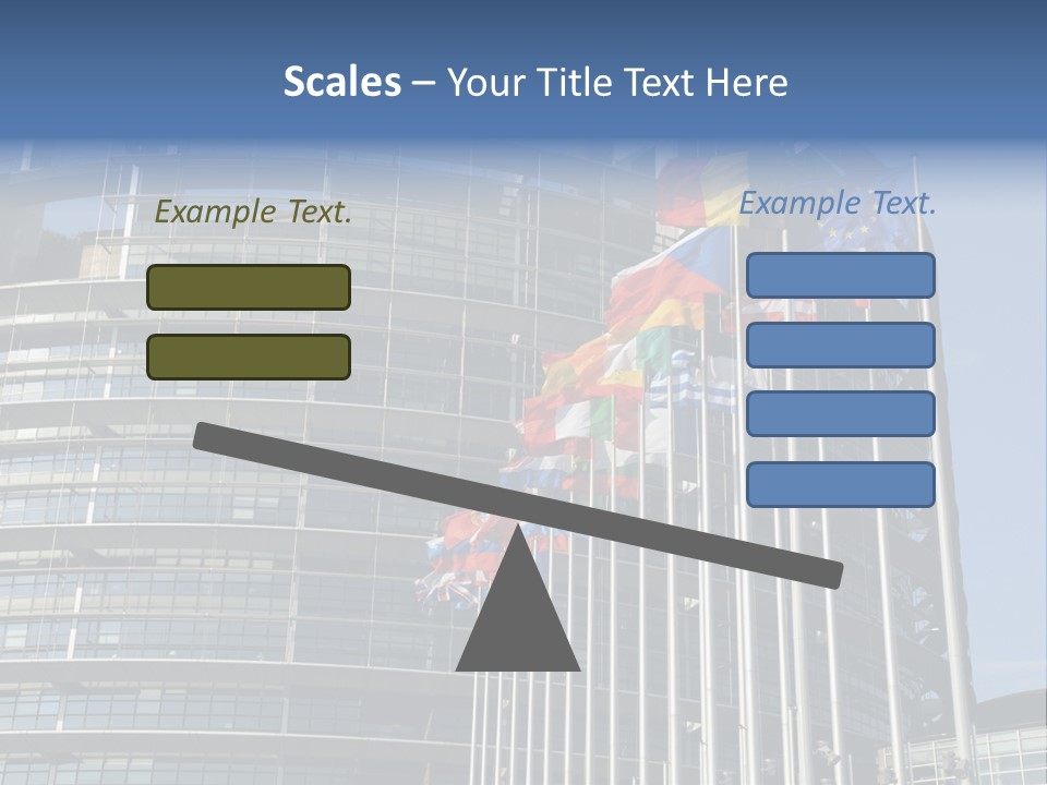 Council Of Europe European Parliament Organ PowerPoint Template