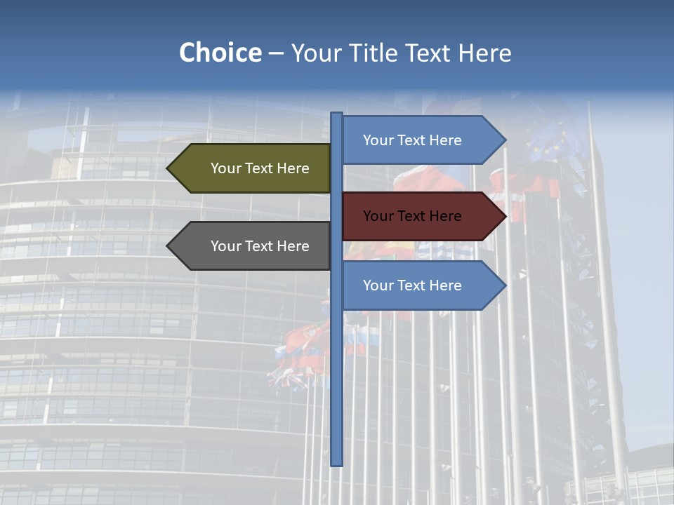 Council Of Europe European Parliament Organ PowerPoint Template