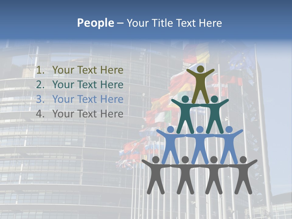 Council Of Europe European Parliament Organ PowerPoint Template