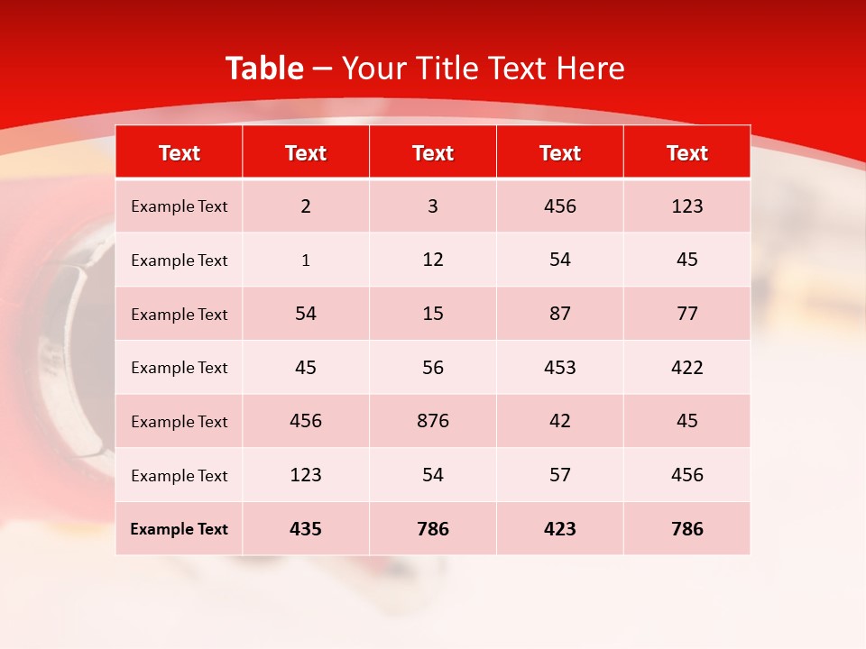 Interconnect Isolated Red PowerPoint Template