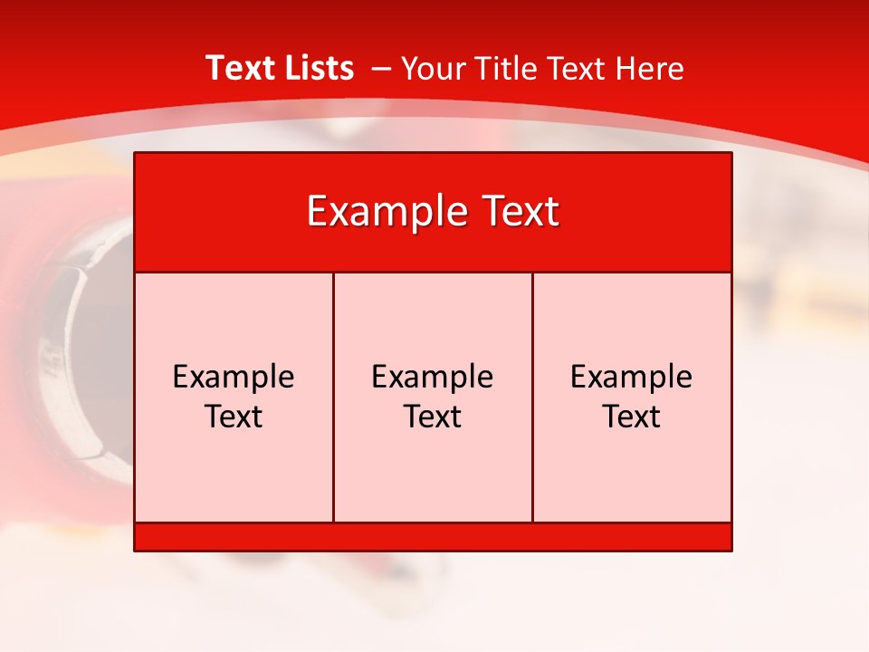 Interconnect Isolated Red PowerPoint Template