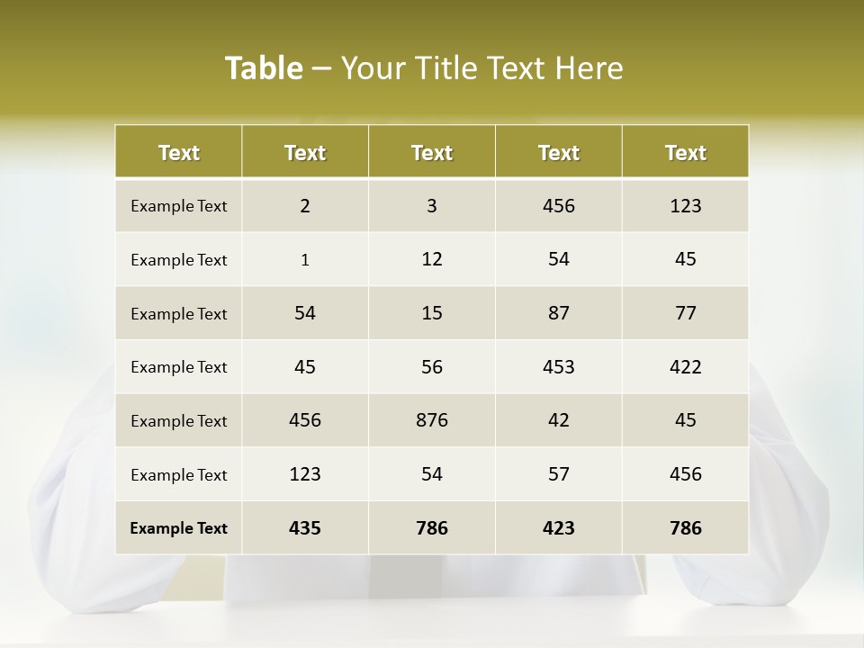 A Man Sitting At A Desk With His Hands On His Head PowerPoint Template