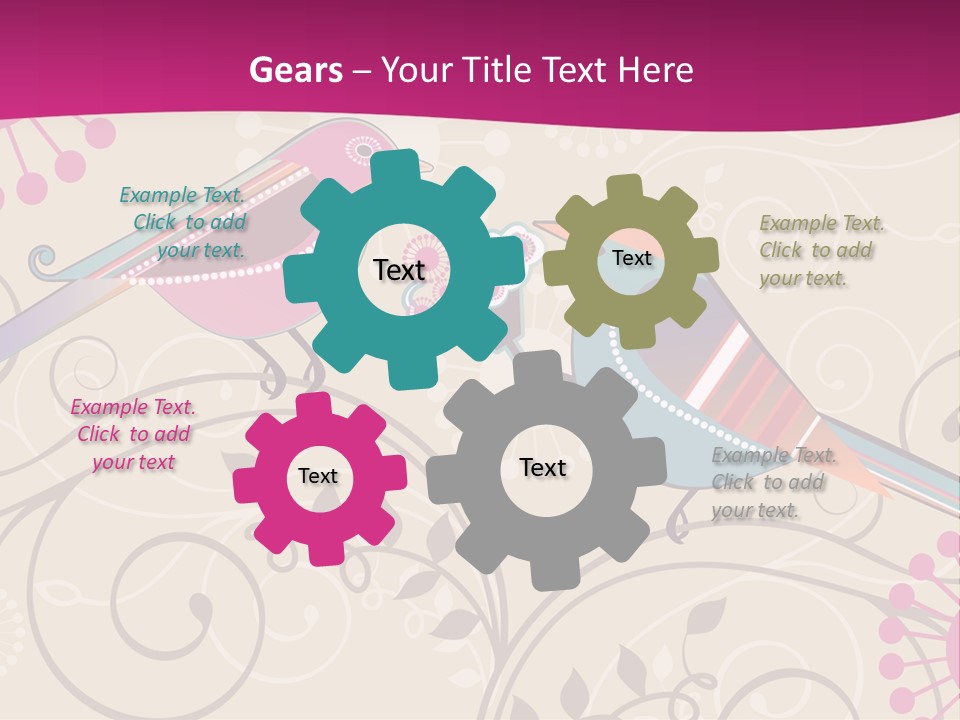 A Couple Of Birds Sitting On Top Of Each Other PowerPoint Template
