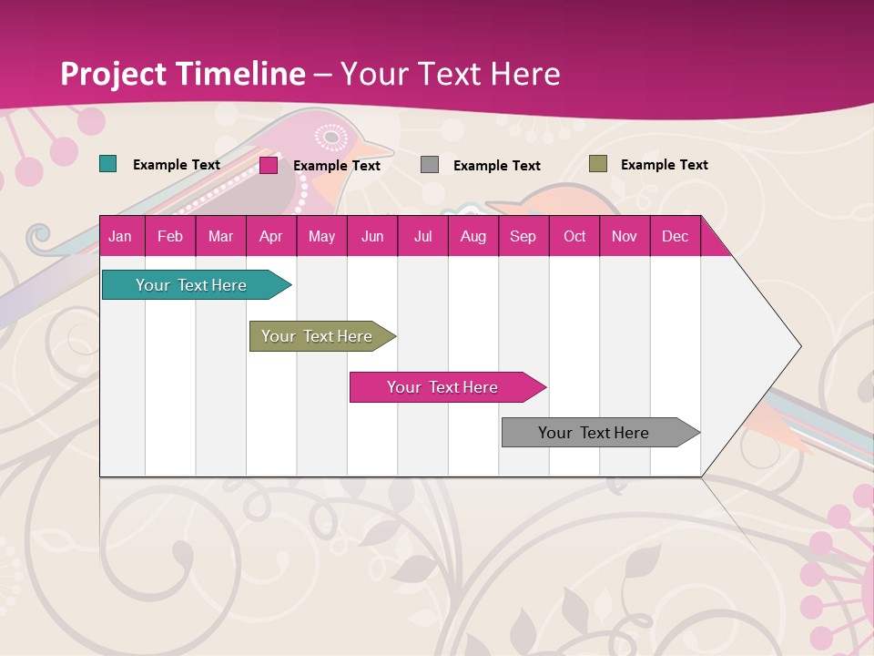 A Couple Of Birds Sitting On Top Of Each Other PowerPoint Template