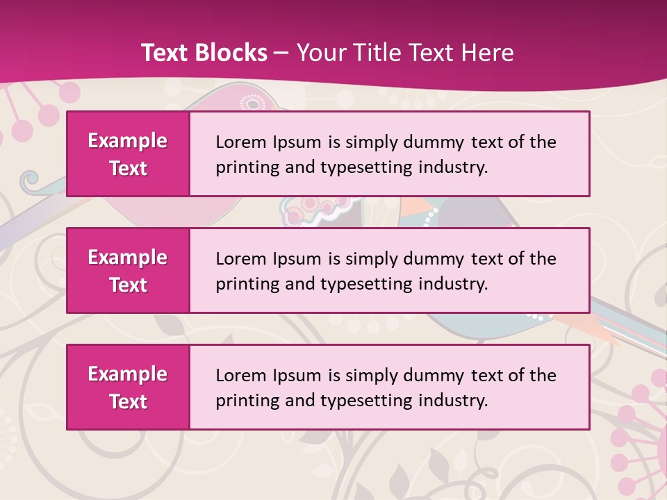 A Couple Of Birds Sitting On Top Of Each Other PowerPoint Template