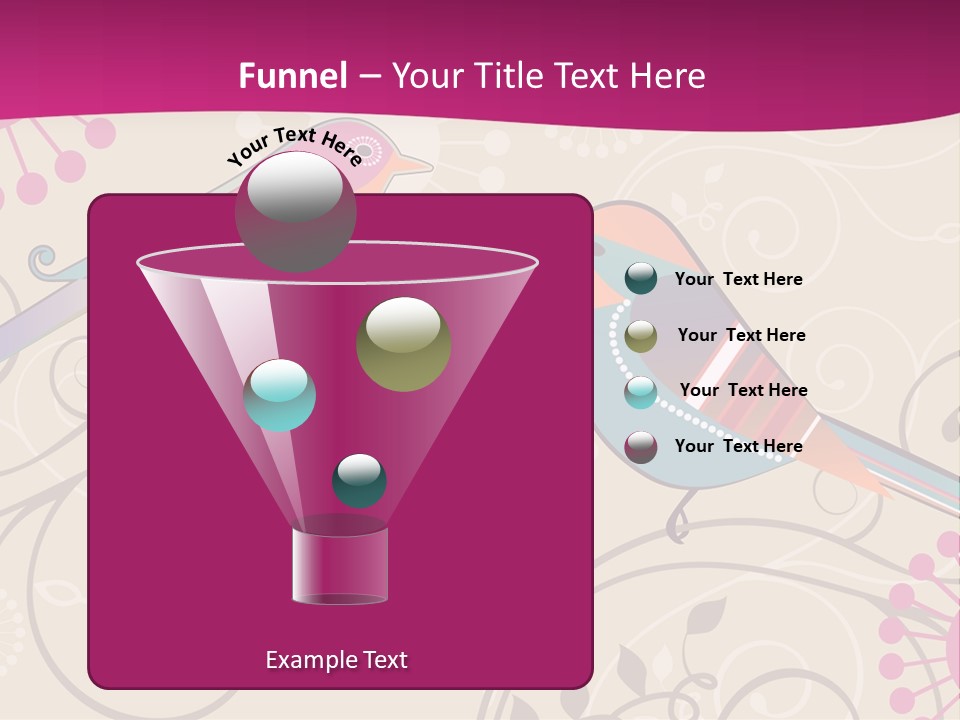 A Couple Of Birds Sitting On Top Of Each Other PowerPoint Template