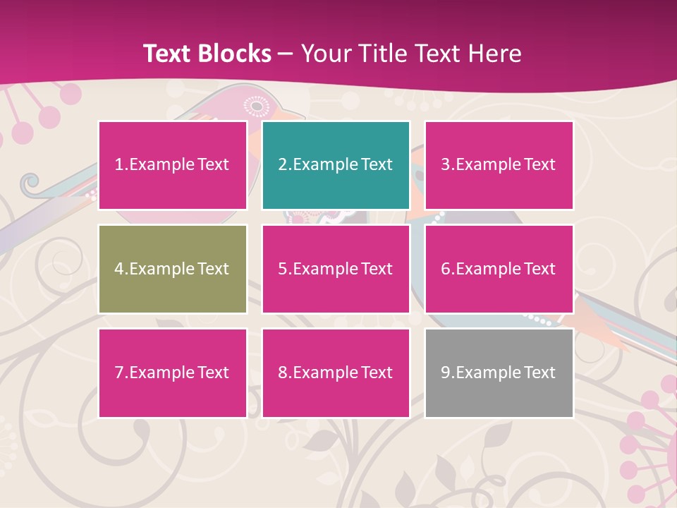 A Couple Of Birds Sitting On Top Of Each Other PowerPoint Template