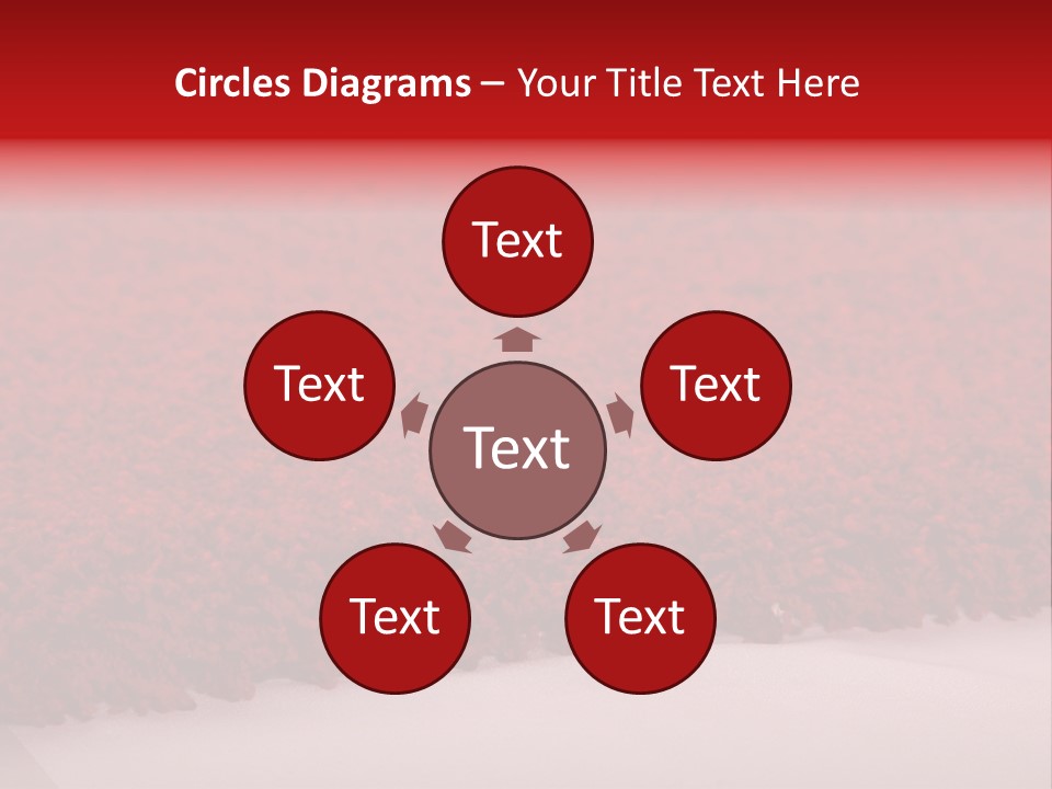 A Red Carpet With A White Background PowerPoint Template