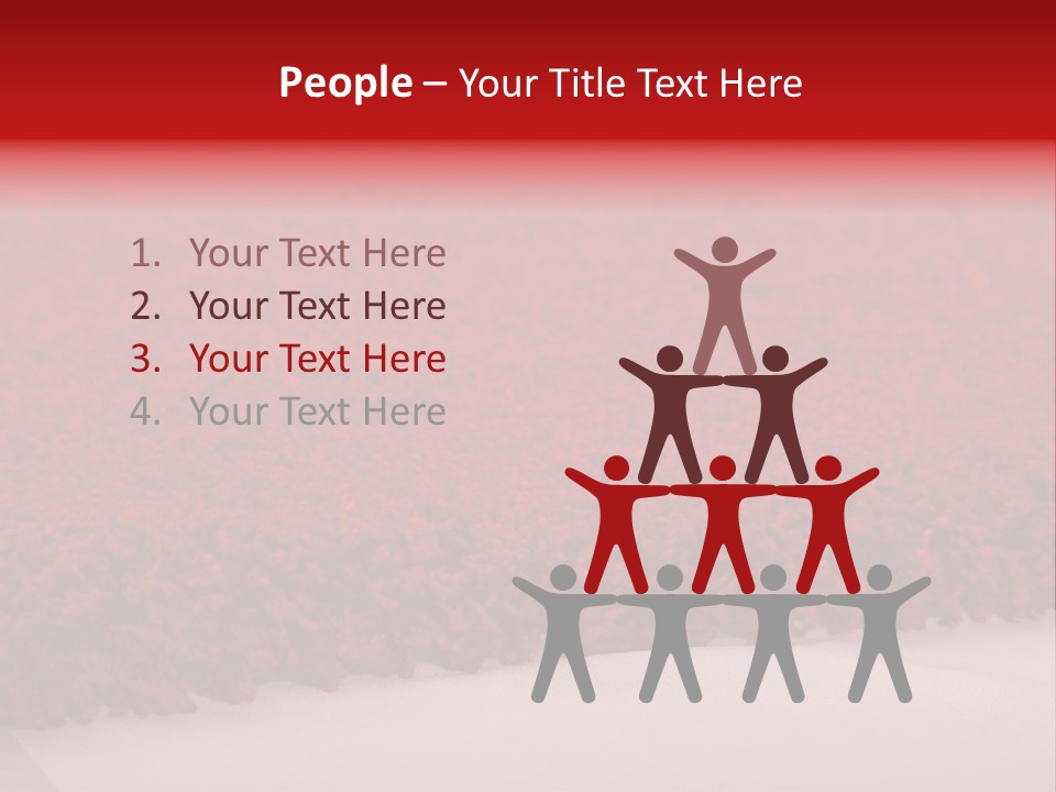 A Red Carpet With A White Background PowerPoint Template