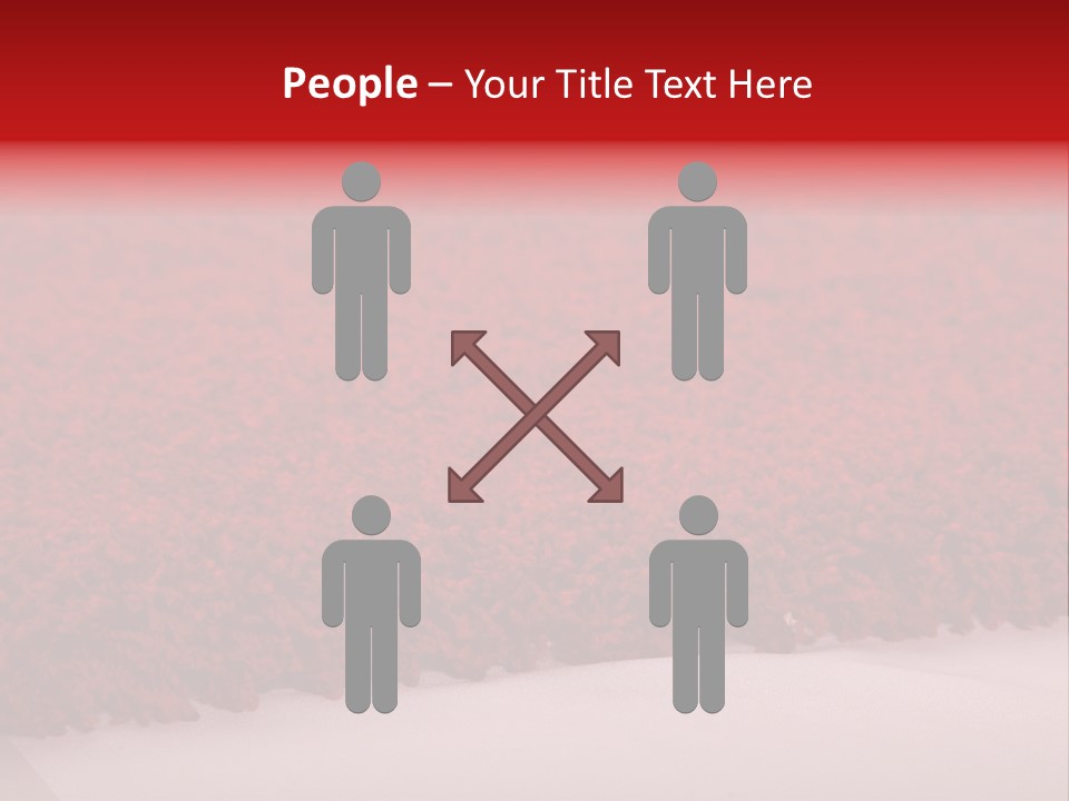 A Red Carpet With A White Background PowerPoint Template