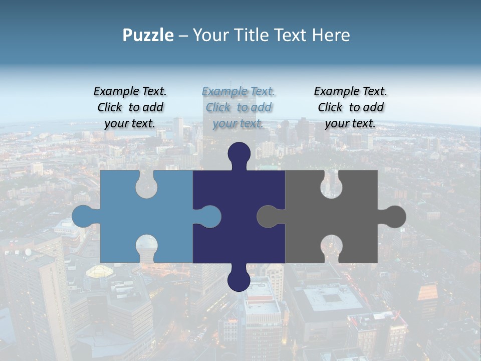 Megalopolis Night Planet PowerPoint Template