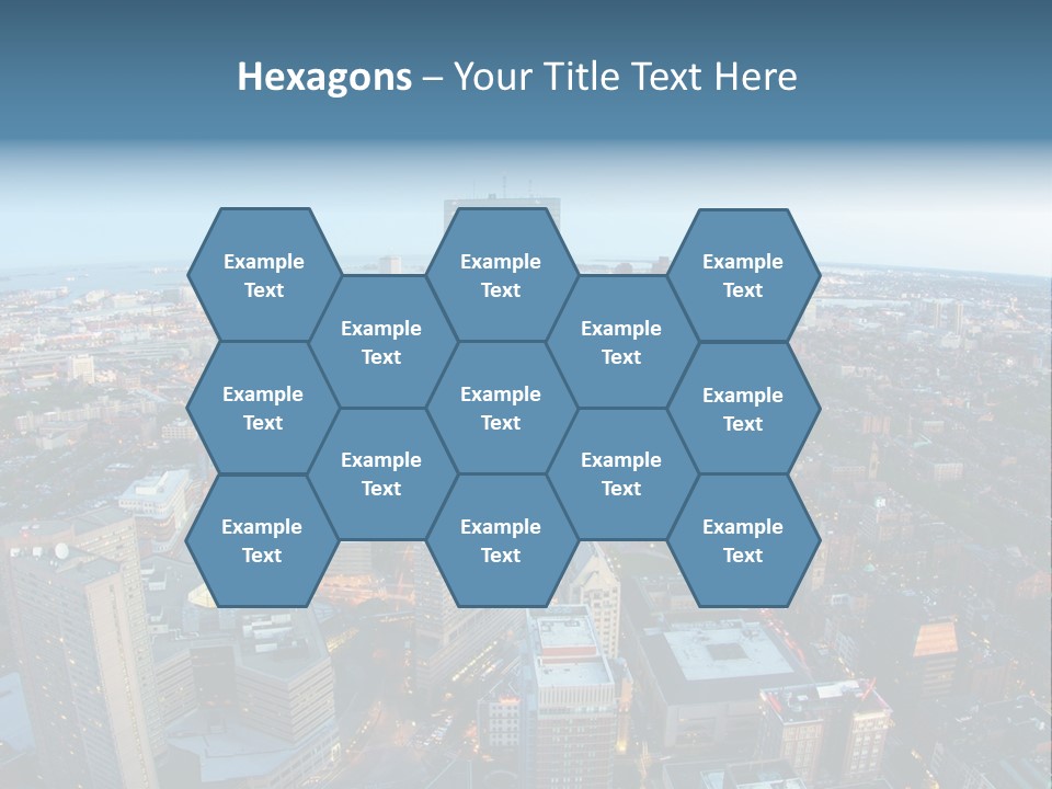 Megalopolis Night Planet PowerPoint Template