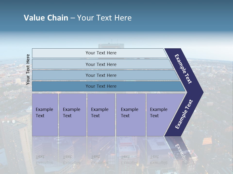 Megalopolis Night Planet PowerPoint Template