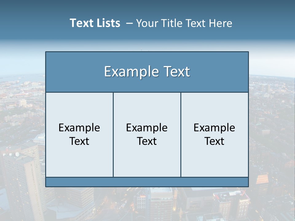 Megalopolis Night Planet PowerPoint Template