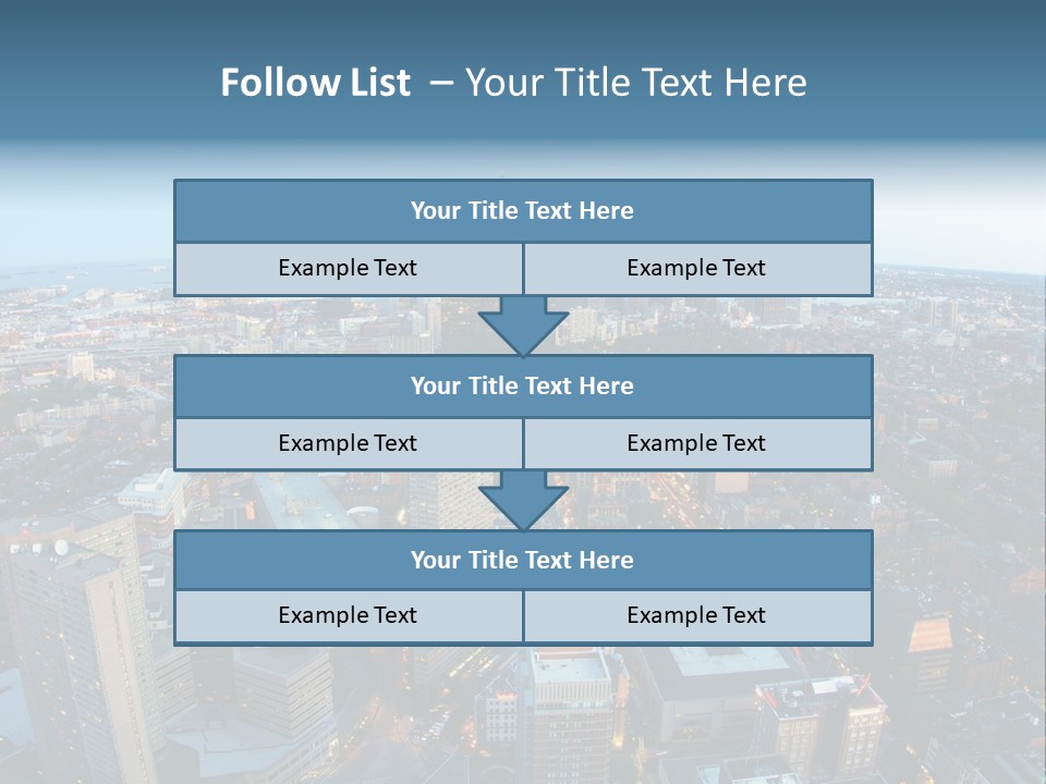 Megalopolis Night Planet PowerPoint Template