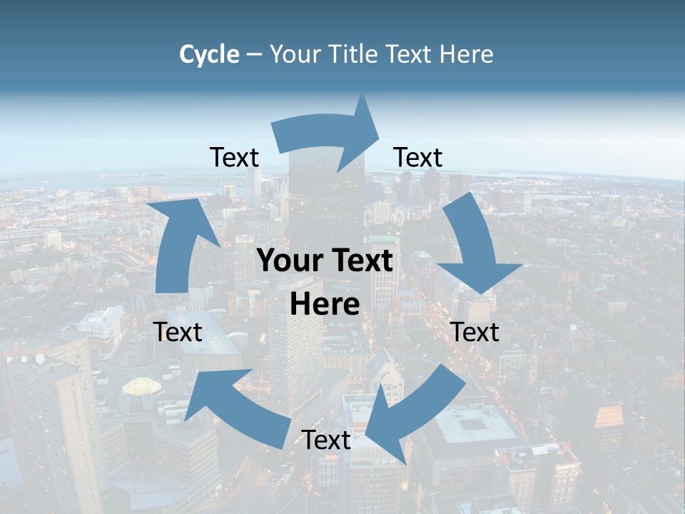 Megalopolis Night Planet PowerPoint Template