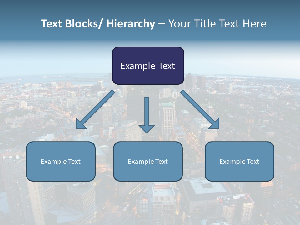 Megalopolis Night Planet PowerPoint Template