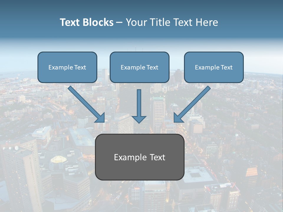 Megalopolis Night Planet PowerPoint Template