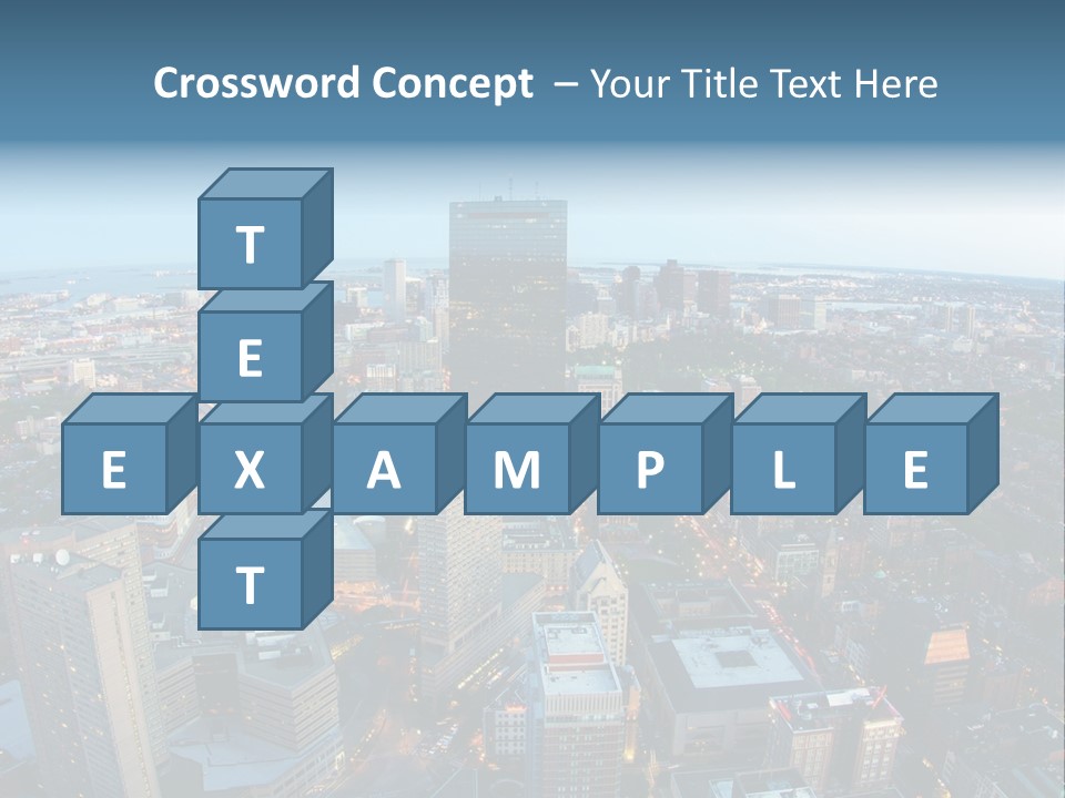 Megalopolis Night Planet PowerPoint Template