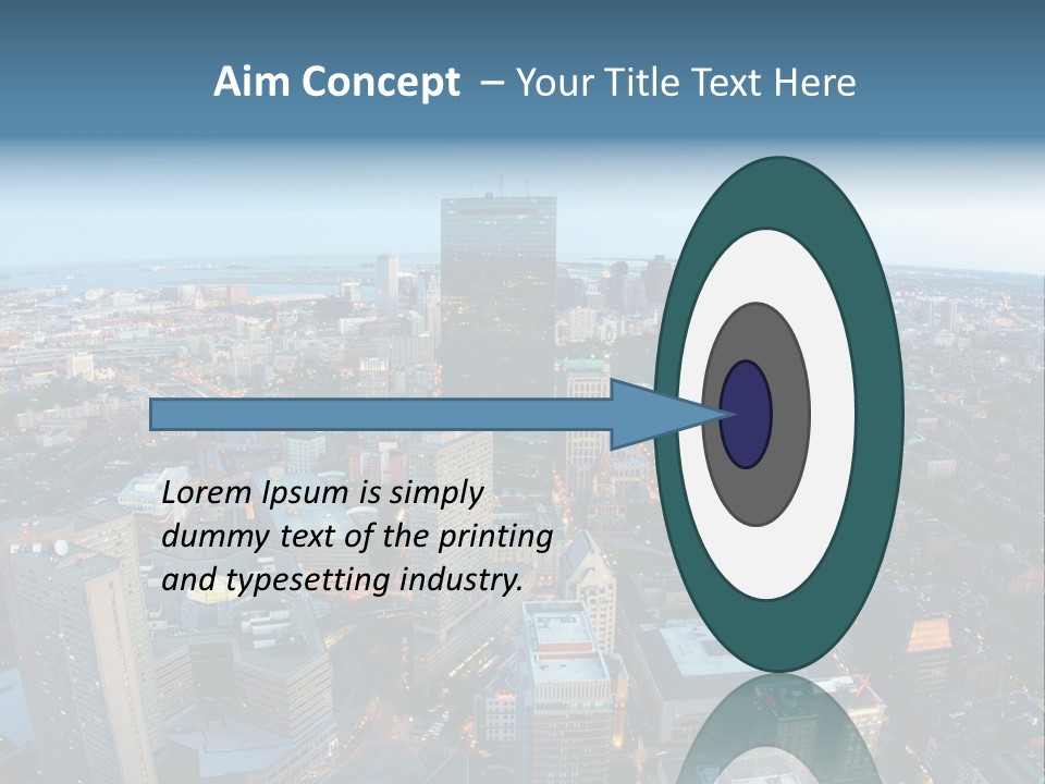 Megalopolis Night Planet PowerPoint Template