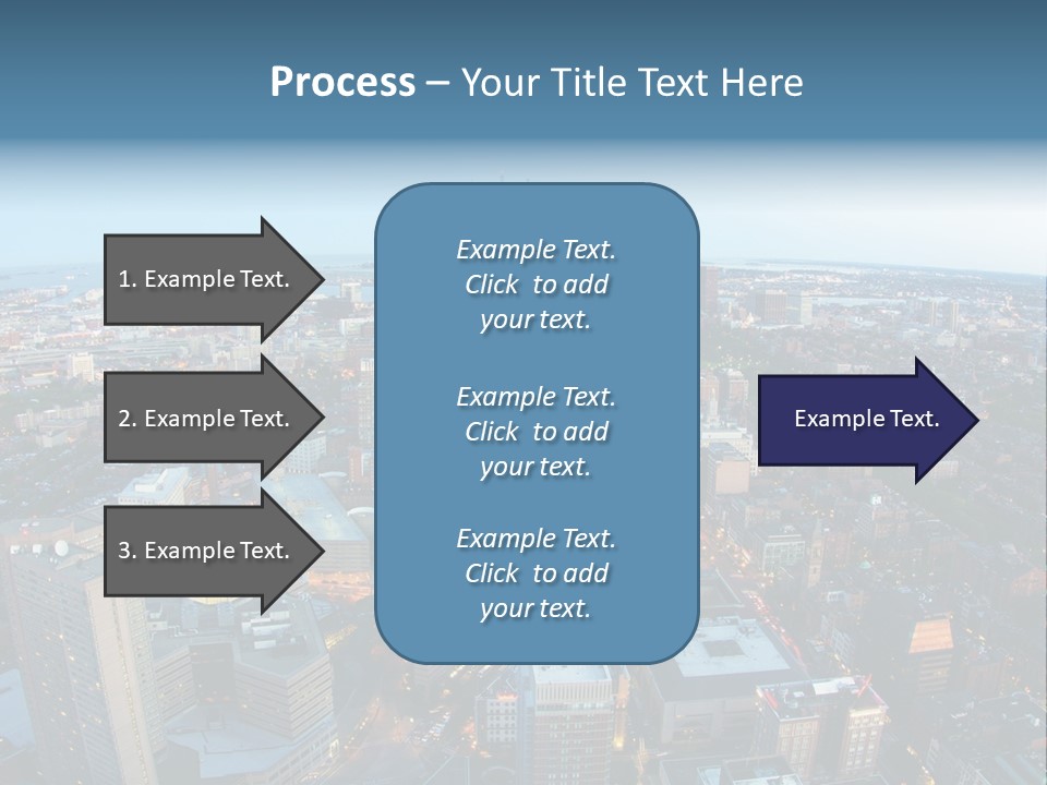 Megalopolis Night Planet PowerPoint Template