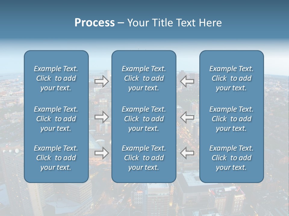 Megalopolis Night Planet PowerPoint Template