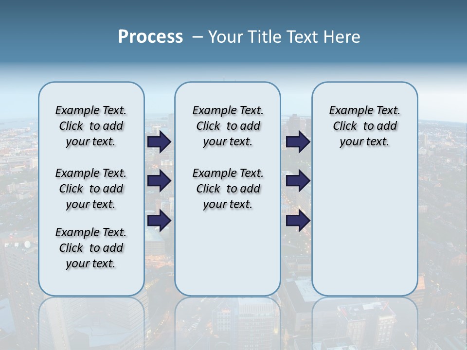 Megalopolis Night Planet PowerPoint Template
