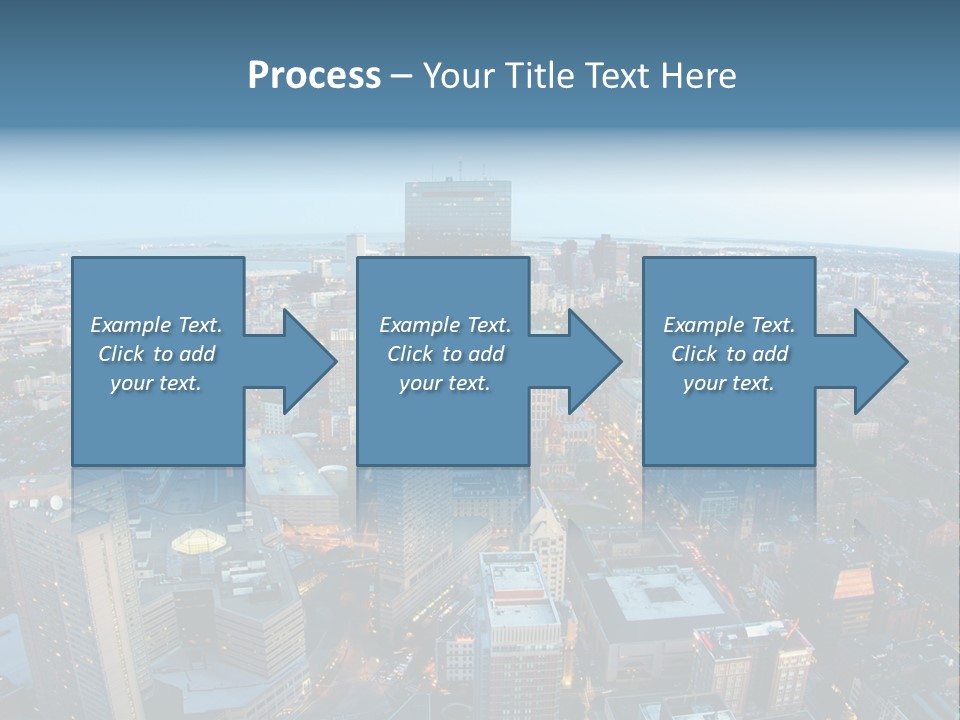 Megalopolis Night Planet PowerPoint Template