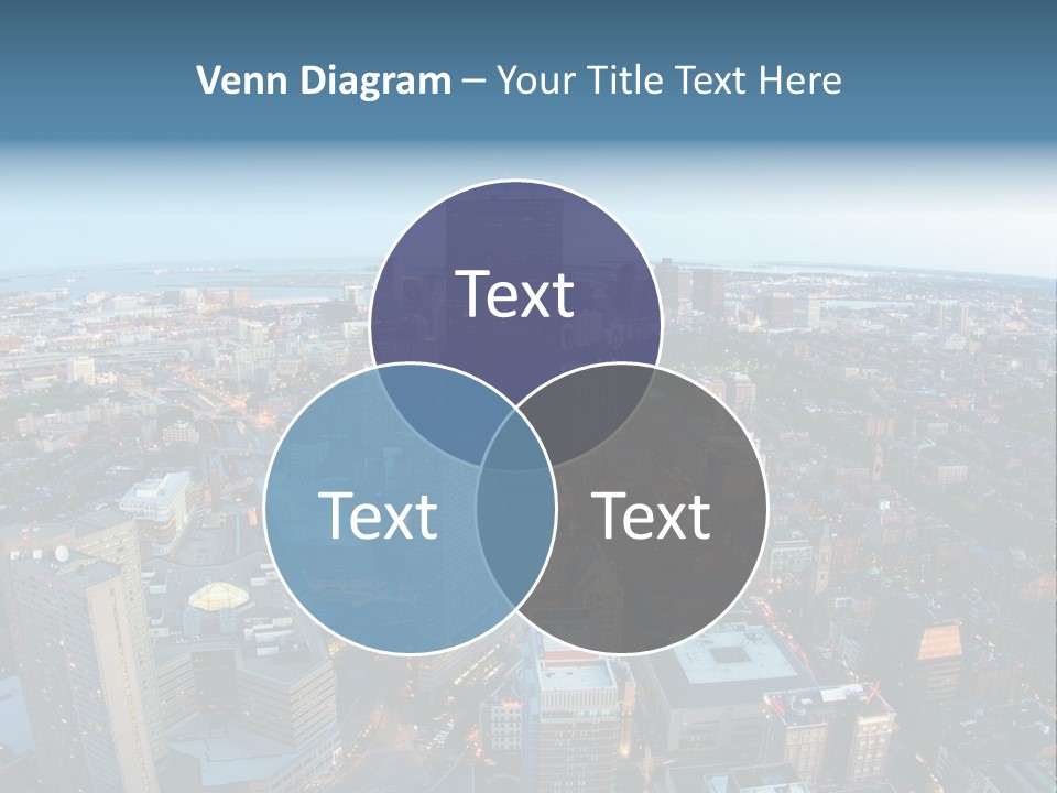 Megalopolis Night Planet PowerPoint Template
