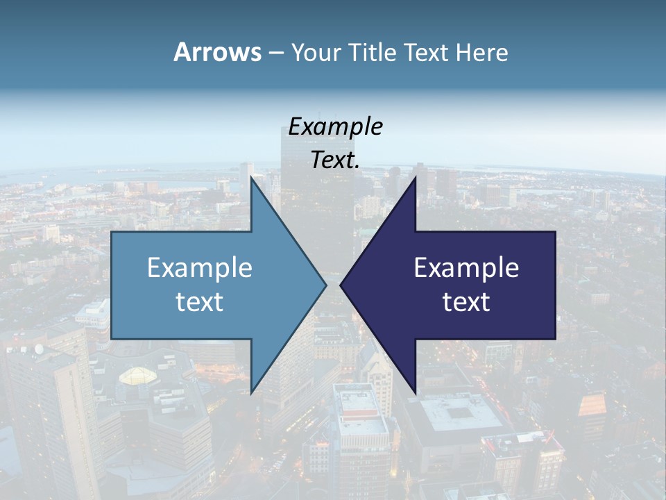 Megalopolis Night Planet PowerPoint Template