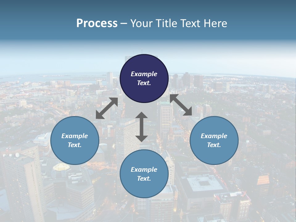 Megalopolis Night Planet PowerPoint Template