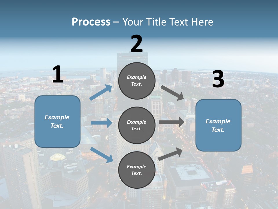 Megalopolis Night Planet PowerPoint Template