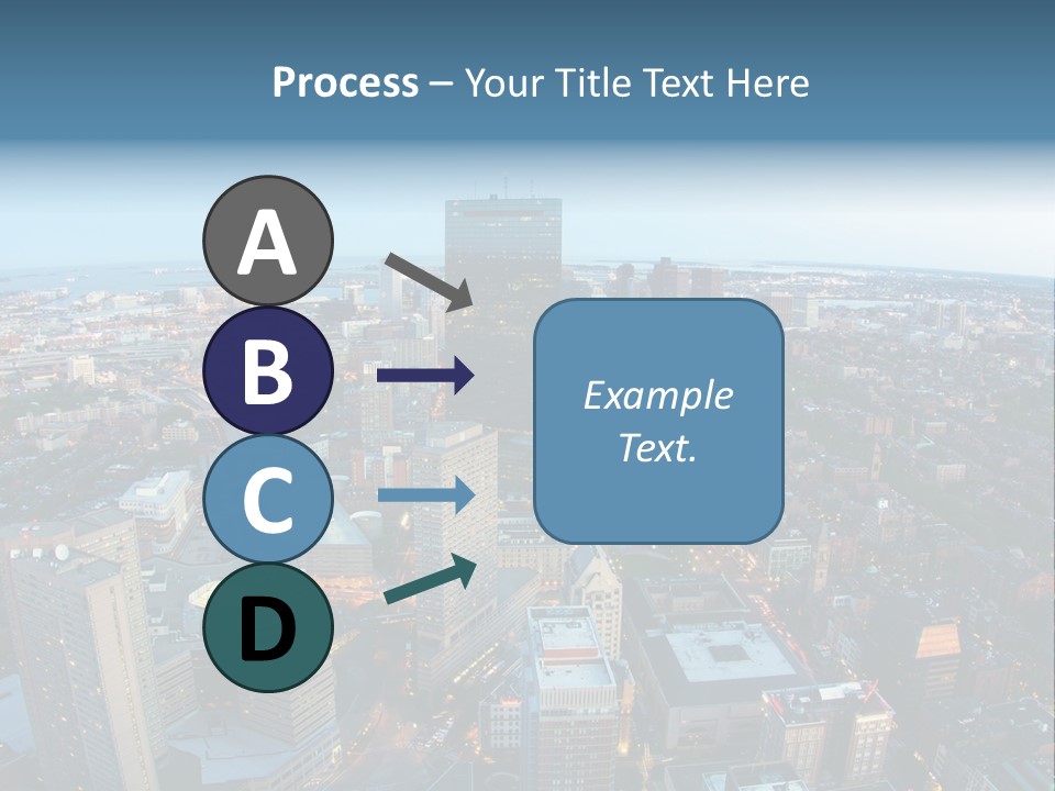 Megalopolis Night Planet PowerPoint Template