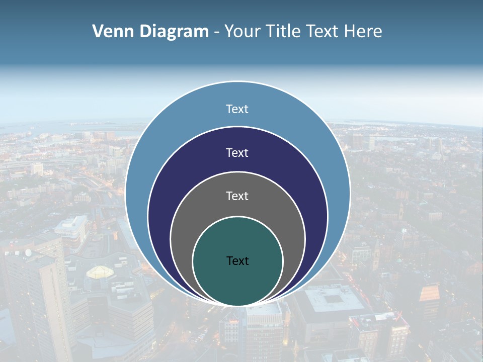 Megalopolis Night Planet PowerPoint Template