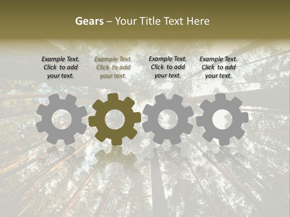 Slender Sky Top PowerPoint Template