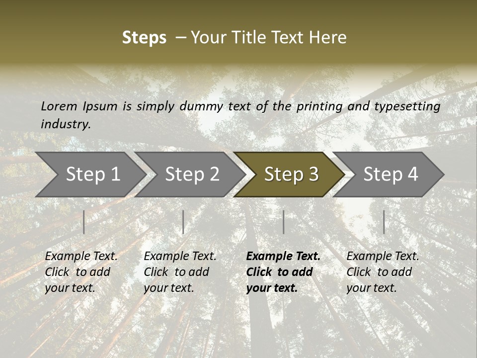 Slender Sky Top PowerPoint Template