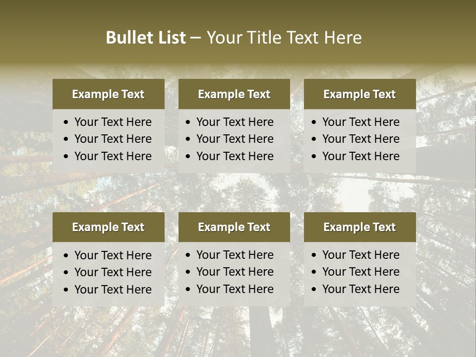 Slender Sky Top PowerPoint Template