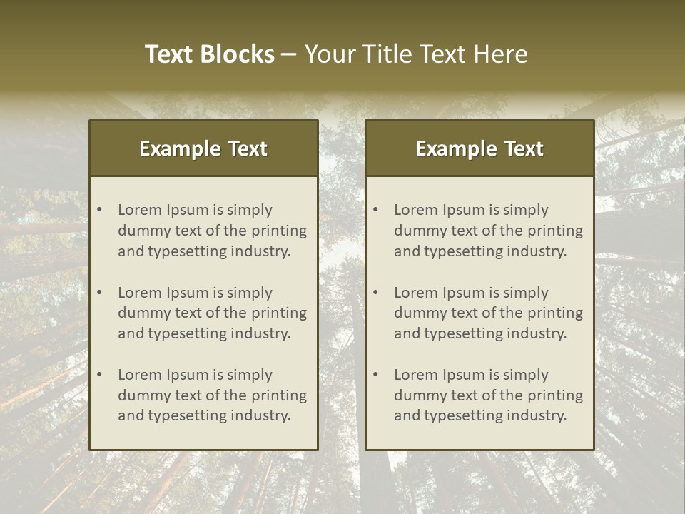 Slender Sky Top PowerPoint Template