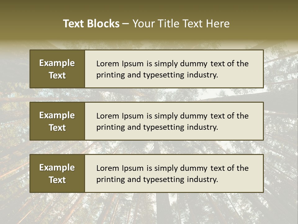 Slender Sky Top PowerPoint Template