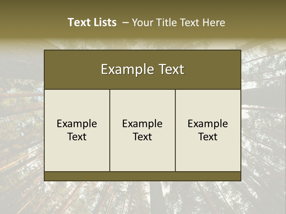 Slender Sky Top PowerPoint Template