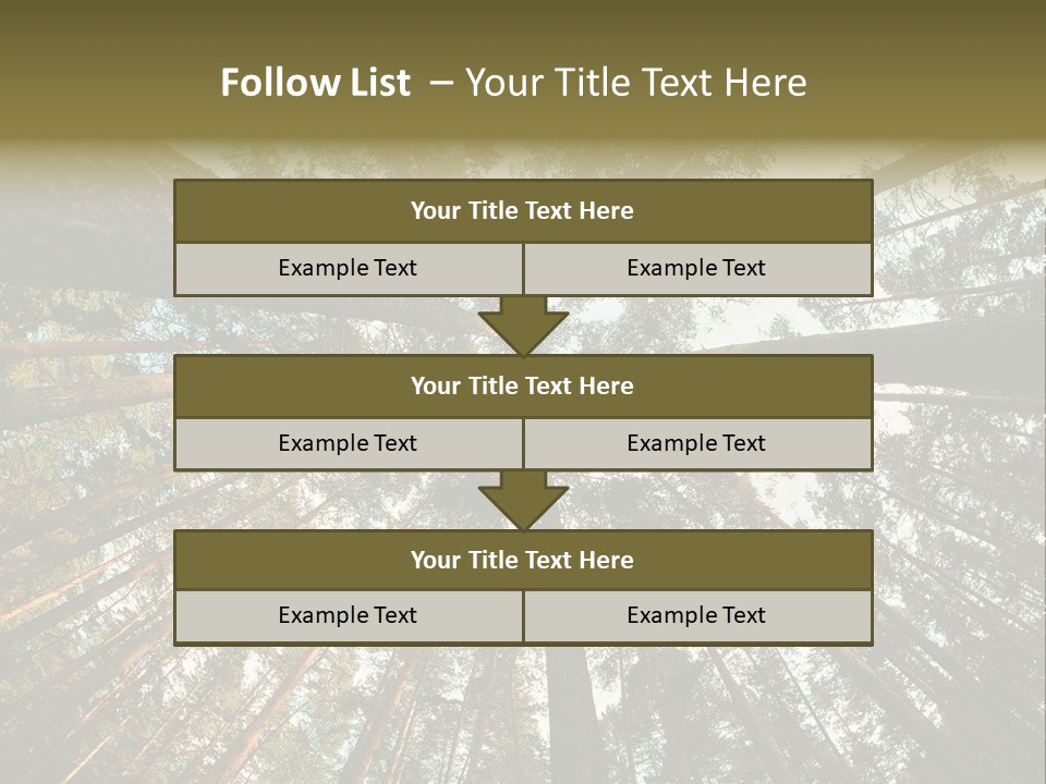Slender Sky Top PowerPoint Template