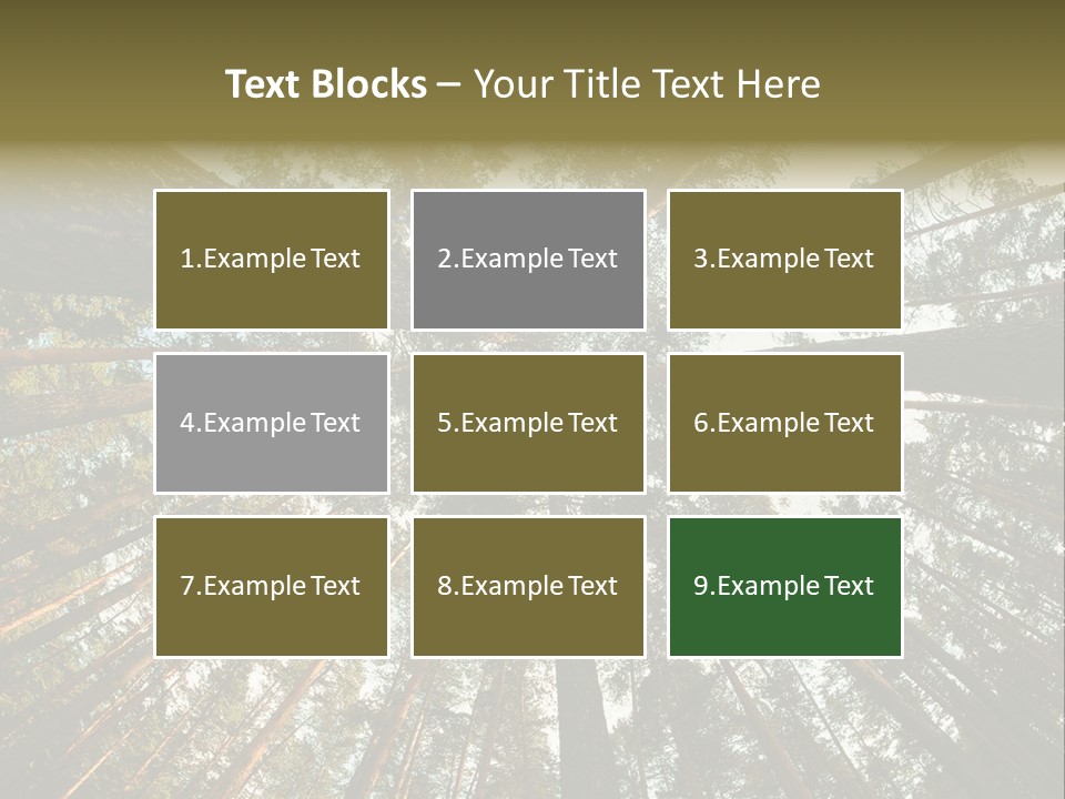 Slender Sky Top PowerPoint Template
