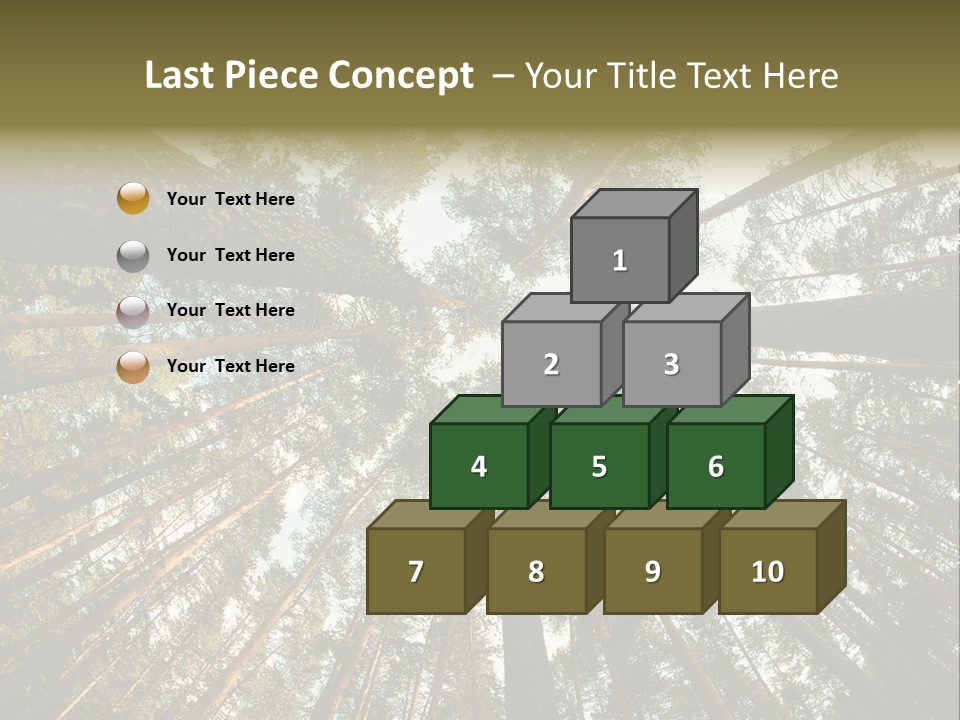 Slender Sky Top PowerPoint Template