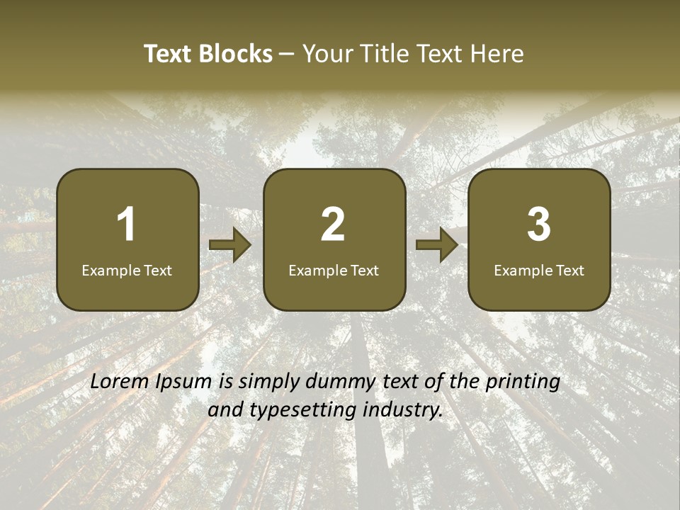 Slender Sky Top PowerPoint Template