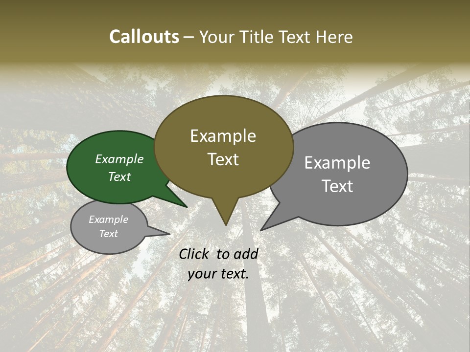 Slender Sky Top PowerPoint Template