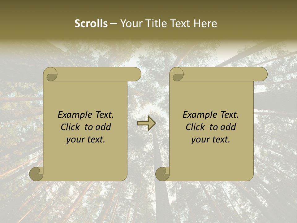 Slender Sky Top PowerPoint Template