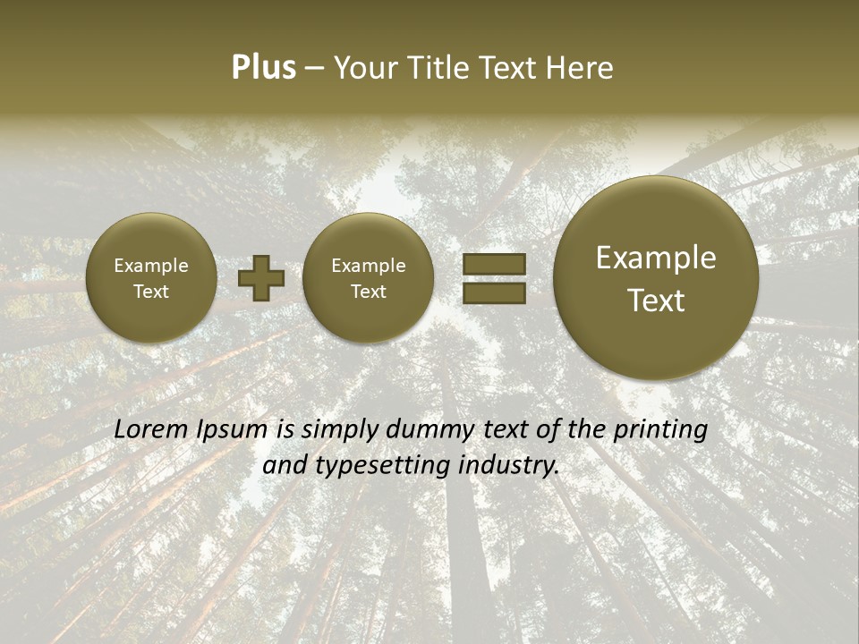 Slender Sky Top PowerPoint Template