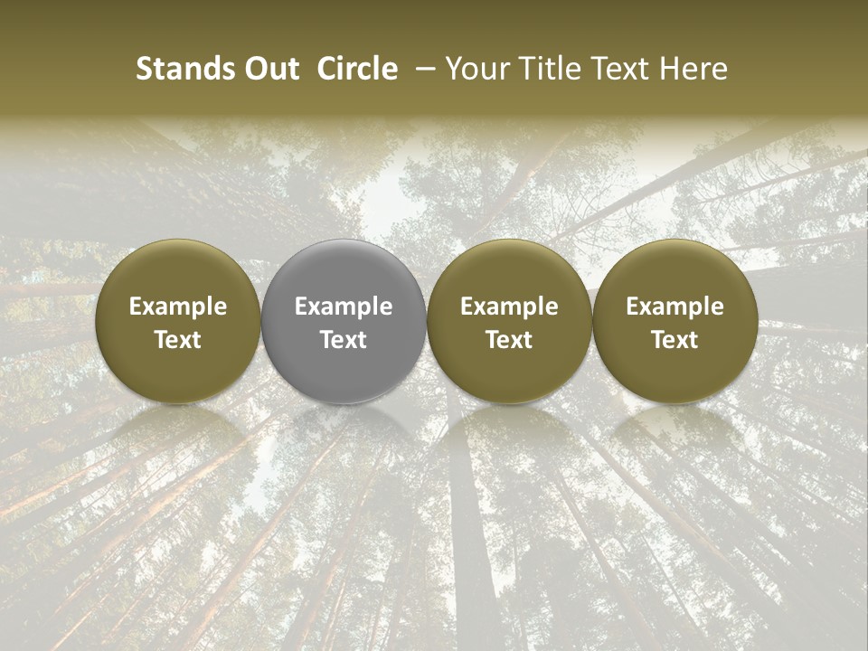 Slender Sky Top PowerPoint Template