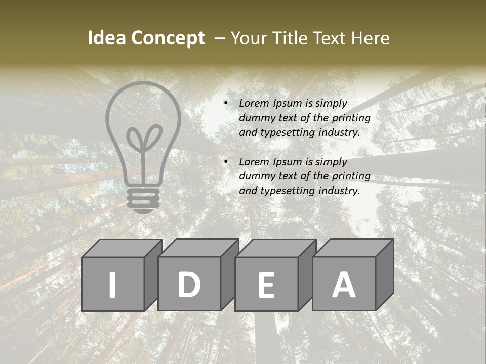 Slender Sky Top PowerPoint Template