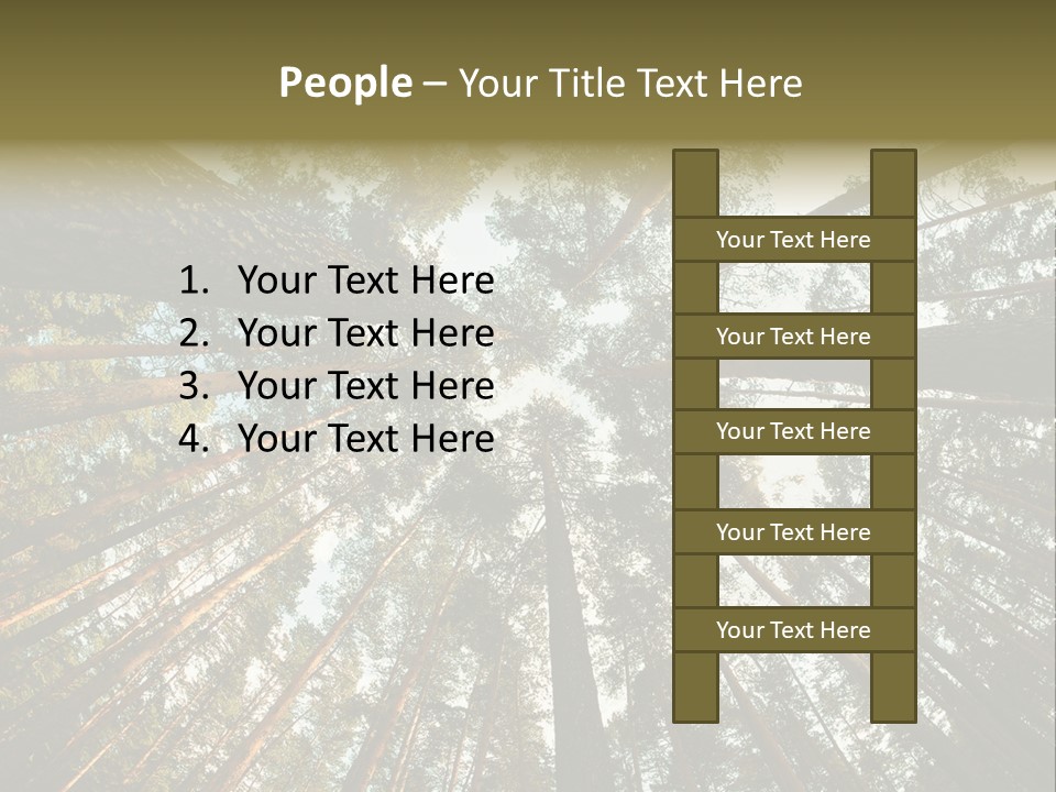 Slender Sky Top PowerPoint Template